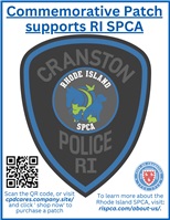 Commemorative Police Patch supports RI SPCA
